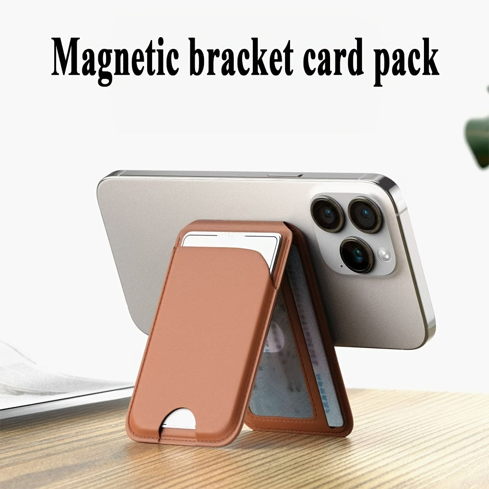 Compatible with Magnetic Card Holders And for iphones, This Is The Strongest Magnetic Wallet for The Entire for iphone 16/15/14/13/12 Series, Featuring an Adjustable Stand. The Card Holder Can Hold 5-6 Cards And Is Suitable f
