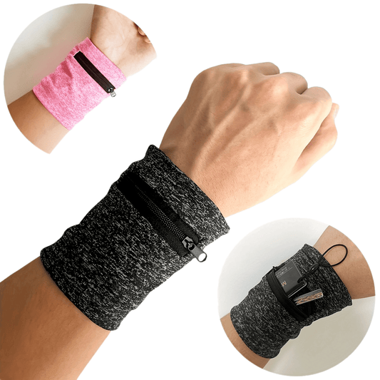 Fashion Unisex Wrist Wallet Bag - Durable Polyester with Zipper Closure, Adjustable Strap & Multiple Card Slots for Gym, Running, Cycling, Travel - Ideal Gift for Women, Men, Valentine'S Day, Thanksgiving, Mother'S Day, Fathe