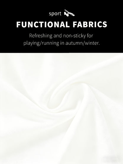 Men's Athletic T-Shirt, Sporty Body-Hugging Fit with High Elasticity, Crew Neck, Long Sleeve, Suitable for Hiking, Jogging, Cycling, and Outdoor Fitness Workouts