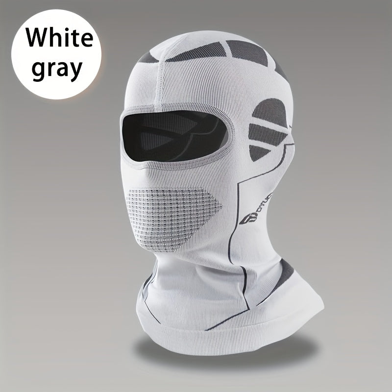 Windproof Thermal Ski & Motorcycle  Mask - Full Face & Head Cover for Men & Women, Cold Weather Riding Gear, Winter Sports with Adjustable Fit, Windproof Fabric (No Power Required) - Skiing, Snowboarding, Motorc