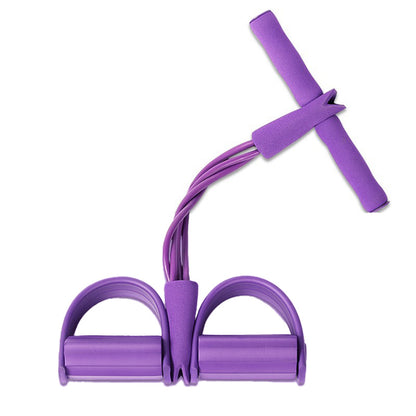 Natural Latex Yoga Pedal Puller - Resistance Band for Home Gym Arm and Waist Slimming Training