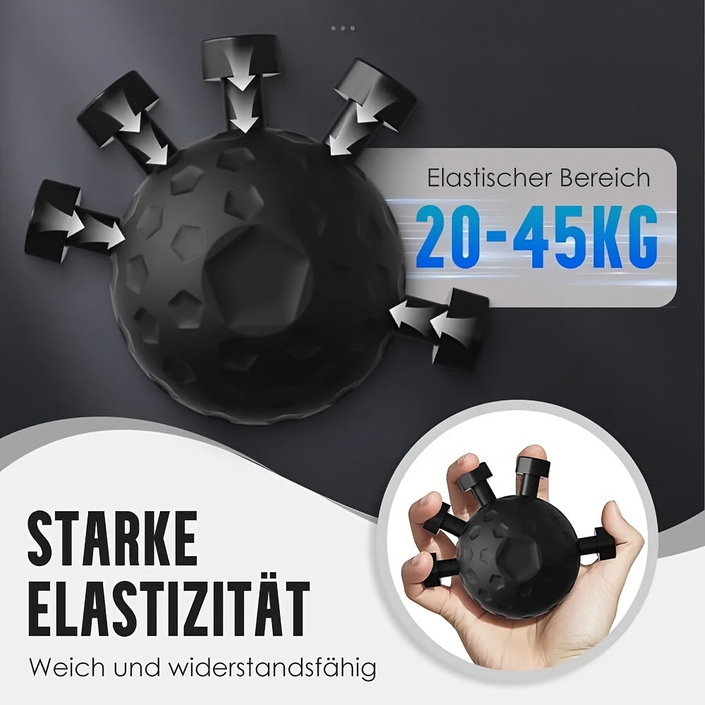 High-Intensity Finger And Forearm Strength Trainer, Adjustable Grip Strengthener with Textured Surface, Suitable for Guitar, Climbing, And Sports Training - Durable Hand Muscle Exerciser, Perfect Valentine'S Day Gift (Blue/Pi