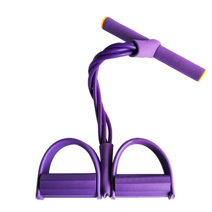 Natural Latex Yoga Pedal Puller - Resistance Band for Home Gym Arm and Waist Slimming Training