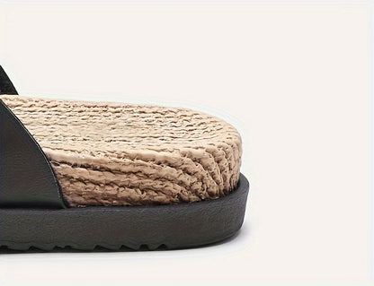 Men'S Quick-Dry Breathable Slide Sandals - Comfortable Indoor/Outdoor Summer Beach Shoes with Double Buckle Closure, Stylish Brown Faux Cover Design for Casual Wear, Beach Footwear | Stylish Men'S Sandals | EVA Sole Sandals