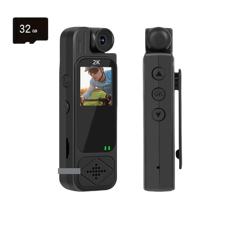 Portable Body Camera Equipped with Infrared Night Vision, Motion Detection, And a 180° Adjustable Lens, Ideal for Sports, Cycling, Fishing, And Various Events - Perfect for Halloween, Christmas, Mother'S Day, Or Birthdays