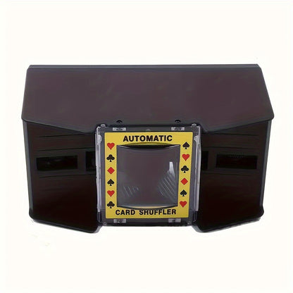 Durable Plastic Automatic Card Shuffler - Perfect for Family Game Nights And Poker Enthusiasts, This Easy-To-Use Transparent Shuffler Is Ideal for Those Aged 14 And Above, Without Battery
