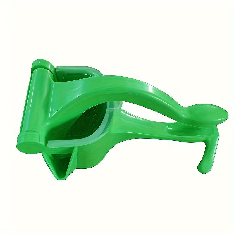 1pc Green Multifunctional Manual Citrus Juicer - Compact Handheld Fruit Squeezer for Oranges, Lemons & More, Durable Plastic Design for Easy Juicing at Home, Home Juice Making | Handheld Juicer | Easyclean Material, Juicer Sq