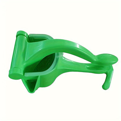 1pc Green Multifunctional Manual Citrus Juicer - Compact Handheld Fruit Squeezer for Oranges, Lemons & More, Durable Plastic Design for Easy Juicing at Home, Home Juice Making | Handheld Juicer | Easyclean Material, Juicer Sq