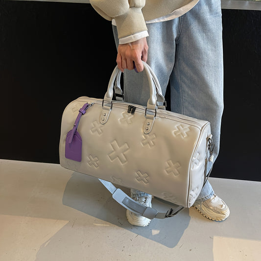 Men' & Women' Convertible Carry- Travel Bag & Gym Duffle - Short/Long Trip Luggage with Multi-Compartment Organization,, Hand/Dry Cleanable - // for Business, Vacation, - -Shoulder Cross