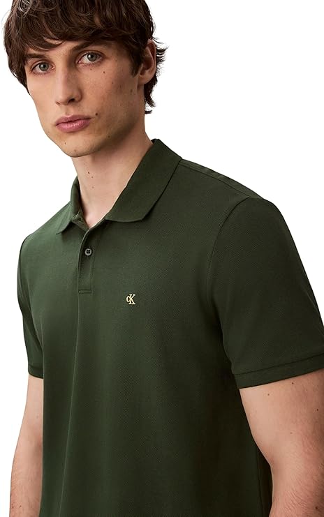 Calvin Klein SS Monogram Pique Polo Lv040em269 Polos Hombre (Pack de 1)