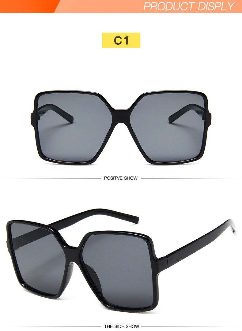 Women's Oversized Shield Fashion Glasses with Gradient Dark to Light Lenses, Lightweight Plastic Frame for & Fashion Accessories, Stylish Protection Eyewear, Trendy Women