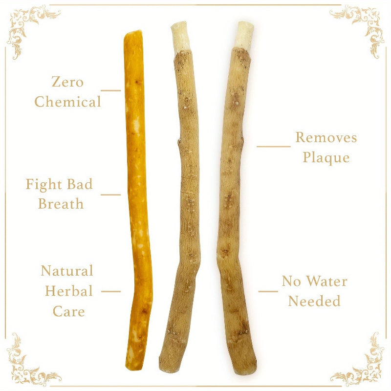 2packs/5packs FREEGRIN Miswak Toothbrushes | Traditional Arabic Plant-Based, Ancient Tooth-Cleaning Method, Soft Super-Fiber Bristles, Unisex-Friendly Oral Care Sticks for Adults