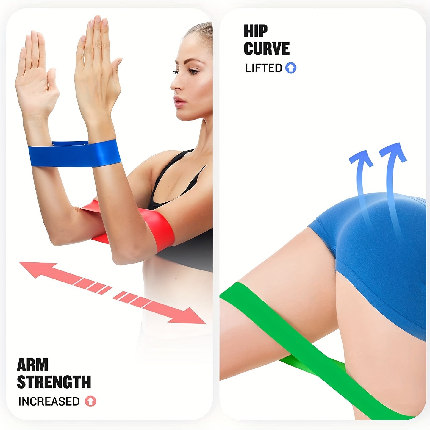5/1Piece Resistance Band Set - Get Fit with Different Levels of Exercise for Men & Women Gym Resistance Bands Yoga Rubber Bands Elastic Workout Equipment Rubber Elastic Bands for Strength Training Fitness Equipment