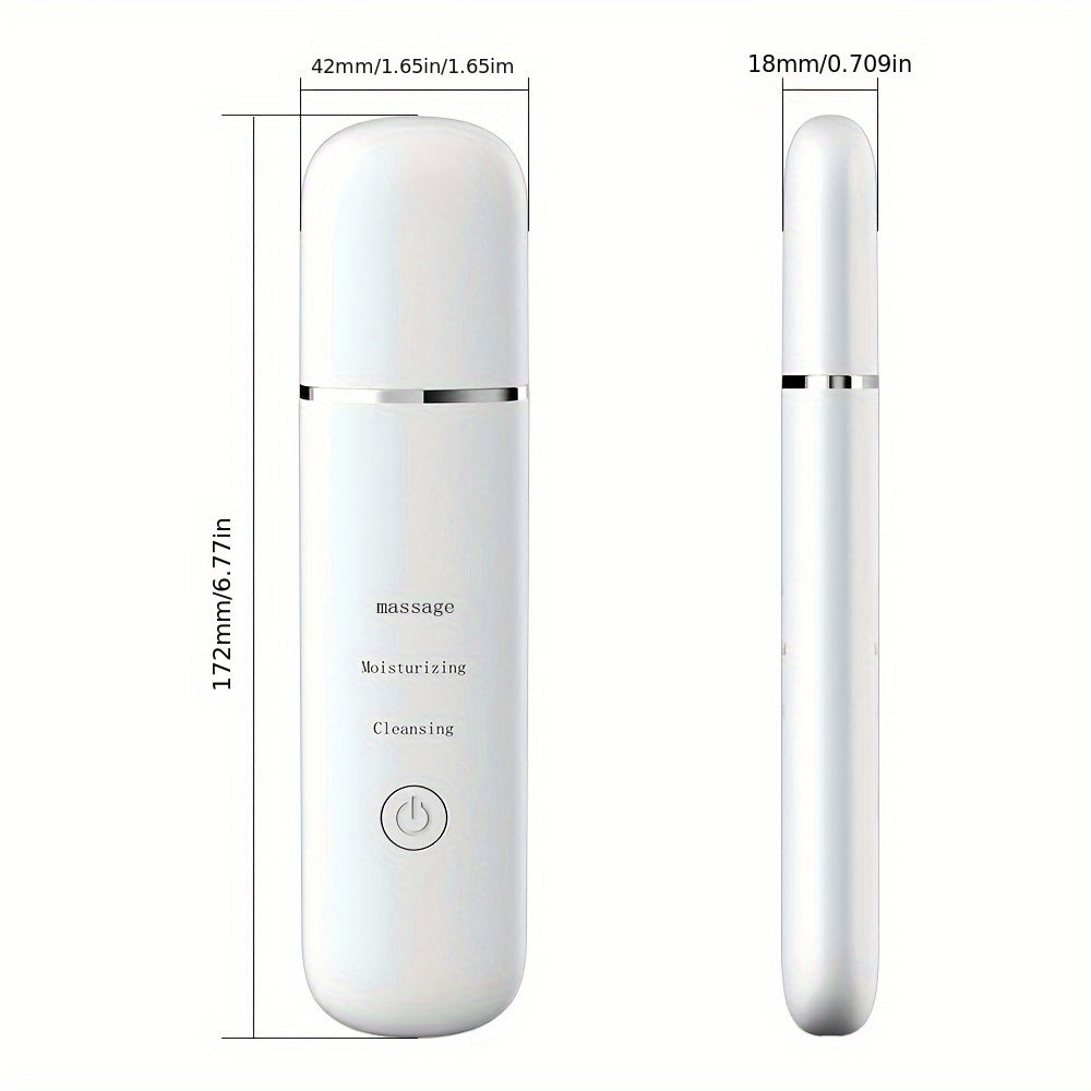 Home Use Facial Pore Cleaner Deep Cleansing Peeling Skin Scrubber Face Spatula, Skin Spatula Cleanser, Skin Spatula for Face, Facial Spatula Cleansing Electric Pore Cleanser Skin Shovel Machine