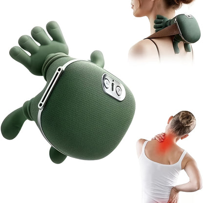 4D Neck Massager for Deep Kneading, Multifunctional Portable Electric Massage Pillow for Neck, Shoulders, And Back; a Portable Device for Deep, Perfect As a Birthday Or Christmas Gift for Your Girlfriend, Boyfriend, Or Parent