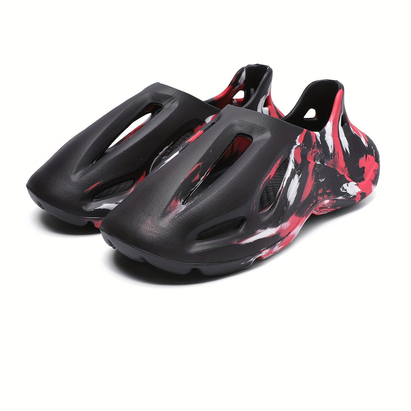 Unisex, Coconut Hole Slippers for Couples - Summer Casual Slip-Resistant and Wear-Resistant Sporty Stepping on Feeling Sandals with Function for Beach and Indoor Use, Women Shoes