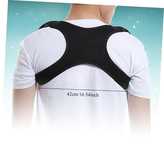 4-Season Back Posture Corrector, Instant Straightener for Men and Women - Adjustable Breathable Upper Body Support Belt