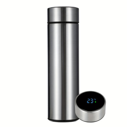 A Smart Temperature Display 304 Stainless Steel Thermos, Sports Cup with LED Touch Screen, Portable for Outdoor Leisure, Straight Water , Thermal Cup with Long-Lasting Insulation And Vacuum Heat Retention