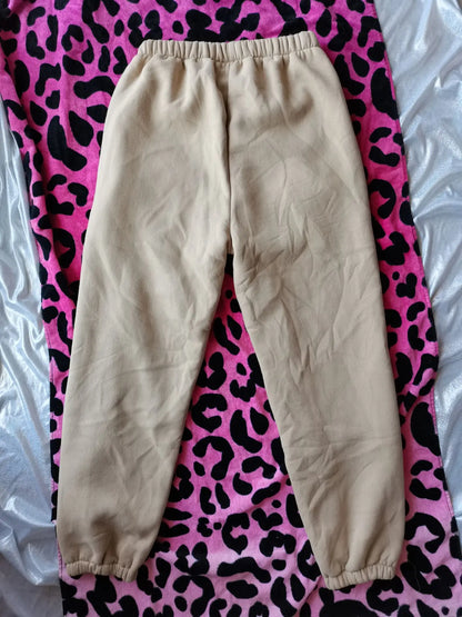 Women’s Fleece Hoodie and Jogger Pants 2-Piece Tracksuit Set, Warm Solid Color Sweat Suit for Fall and Winter Casual Sports Outfit