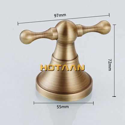 Luxury Solid Brass Bathroom Accessories Set, Antique Brass Towel Bar, Paper Holder, Towel Ring & Robe Hook