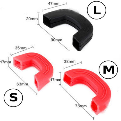 2PCS Silicone Handle Holder – Heat Resistant Cookware Handle Covers Pot Sleeve Grip for Cast Iron Skillet