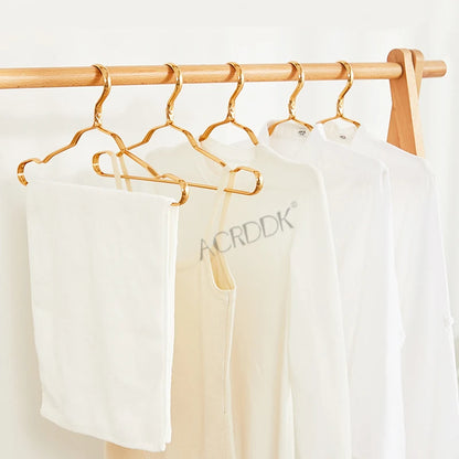 Aluminum Alloy Clothes Hangers (5/10PCS) – Anti-Slip Coat Hangers for Drying & Wardrobe Space Saving