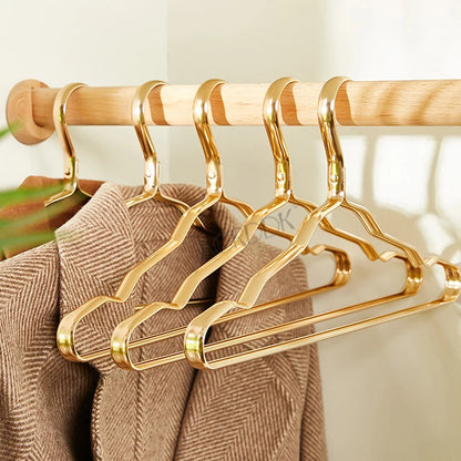 Aluminum Alloy Clothes Hangers (5/10PCS) – Anti-Slip Coat Hangers for Drying & Wardrobe Space Saving