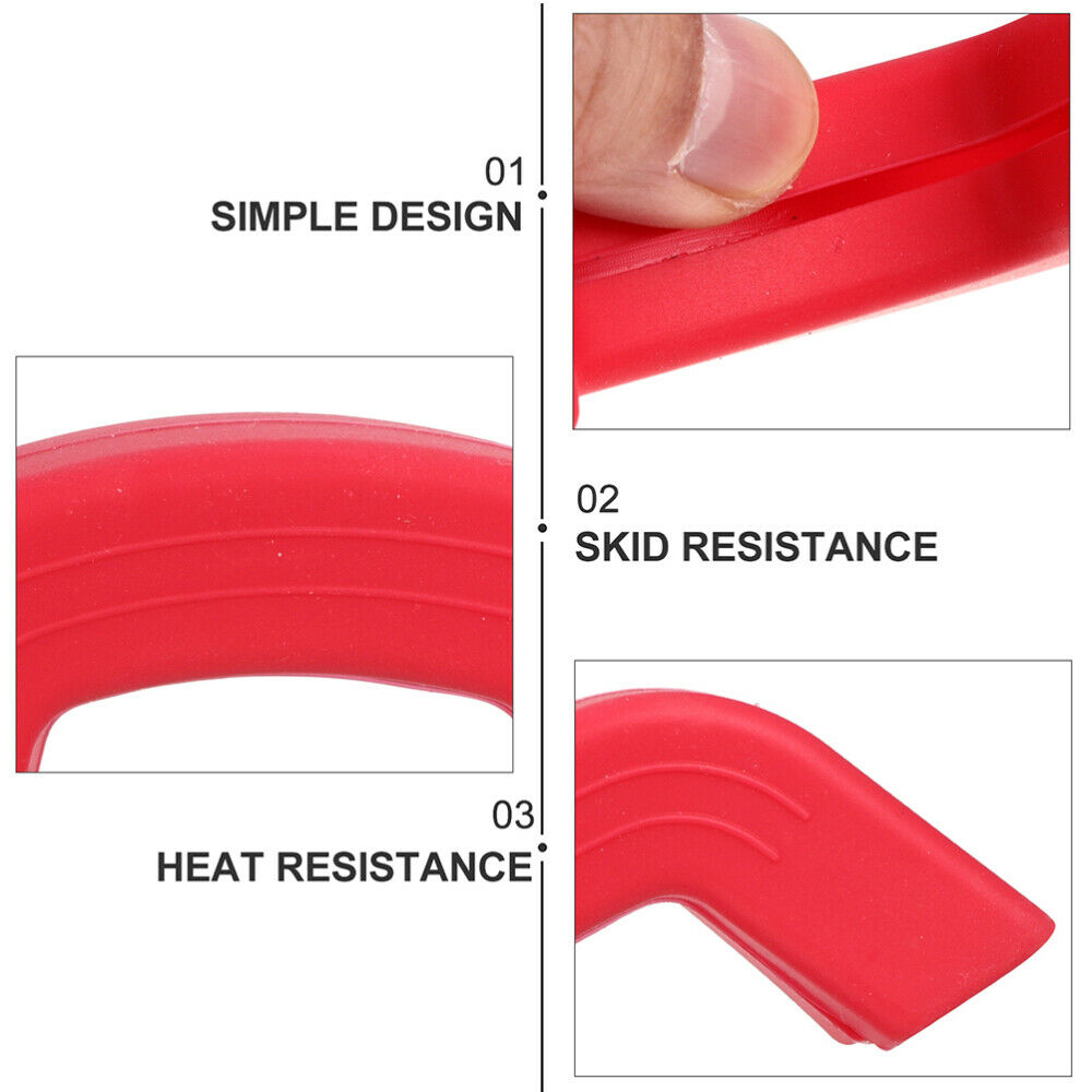 2PCS Silicone Handle Holder – Heat Resistant Cookware Handle Covers Pot Sleeve Grip for Cast Iron Skillet