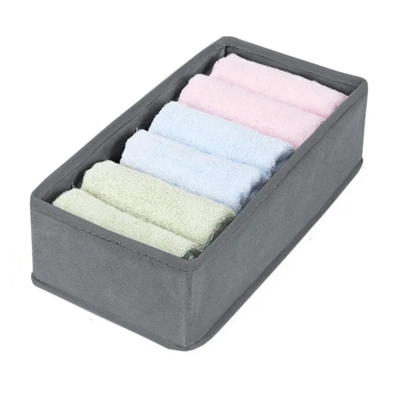 Underwear Drawer Organizer Box – Bra, Socks & Clothes Storage for Cabinet, Closet & Wardrobe
