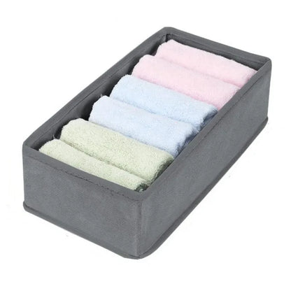Underwear Drawer Organizer Box – Bra, Socks & Clothes Storage for Cabinet, Closet & Wardrobe