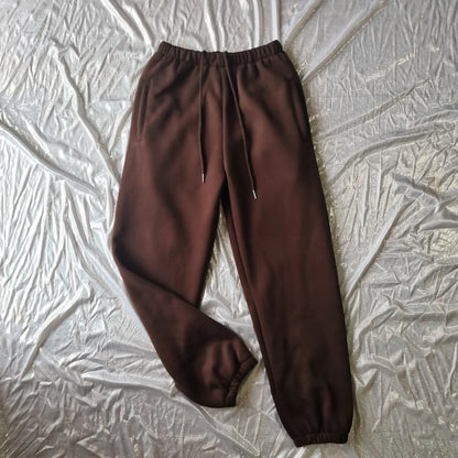 Women’s Fleece Hoodie and Jogger Pants 2-Piece Tracksuit Set, Warm Solid Color Sweat Suit for Fall and Winter Casual Sports Outfit