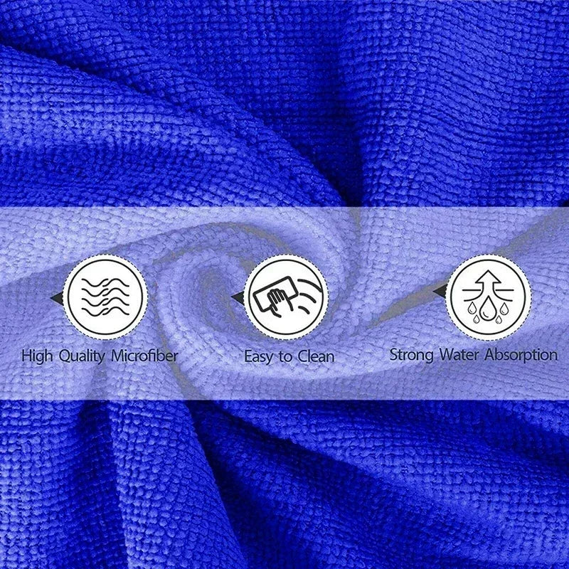 Microfiber Towels for Car Wash – Auto Detailing Drying Cloth Household Cleaning and Polishing Towels
