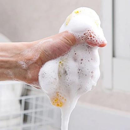 Double-Sided Dishwashing Sponge – Reusable Dish Wash Sponge for Pans, Pots, and Kitchen Cleaning