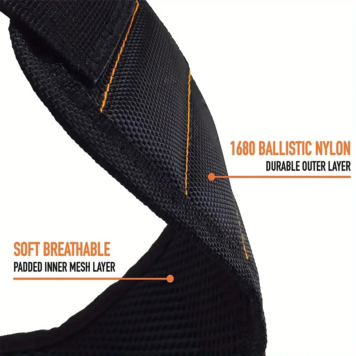 Powerful Magnetic Wristband Tool Holder with Upgraded Multi-Magnet Design for Screws, Nails, Drill Bits, and Small Hardware, Adjustable Polyester Strap