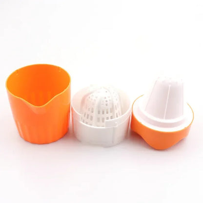 Large Caliber Manual Juicer, Portable Citrus Fruit Squeezer Cup for Orange, Lemon & Multi-Fruit Juice