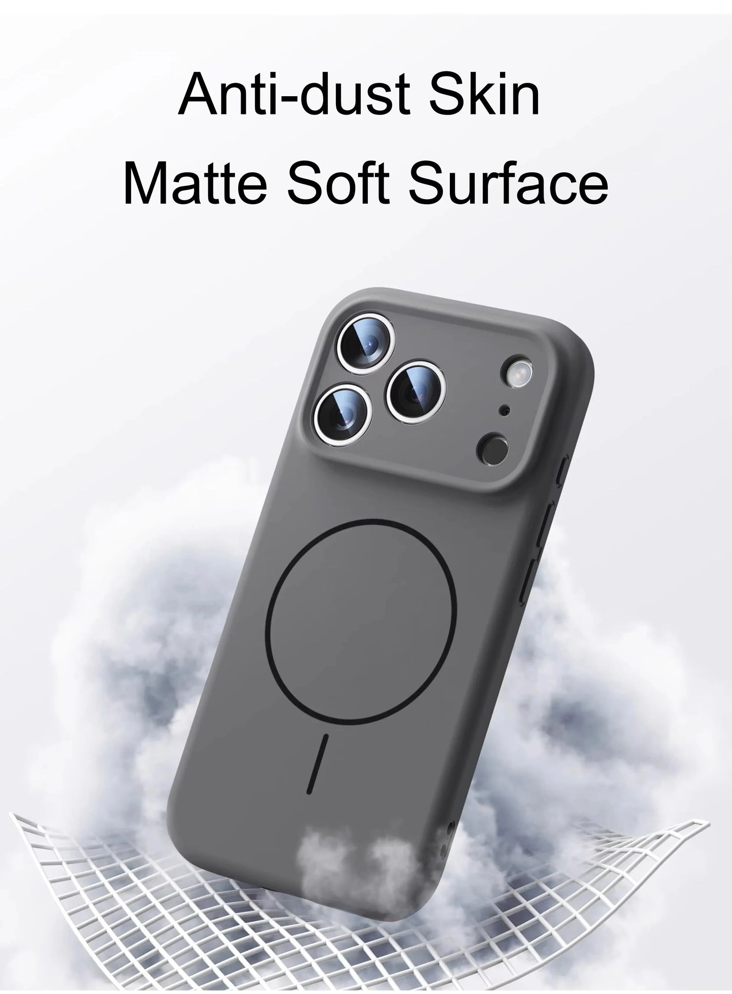 Magnetic Original Liquid Silicone For Magsafe Phone Case For iPhone 17 & 16 Series Skin Feel Soft Cover