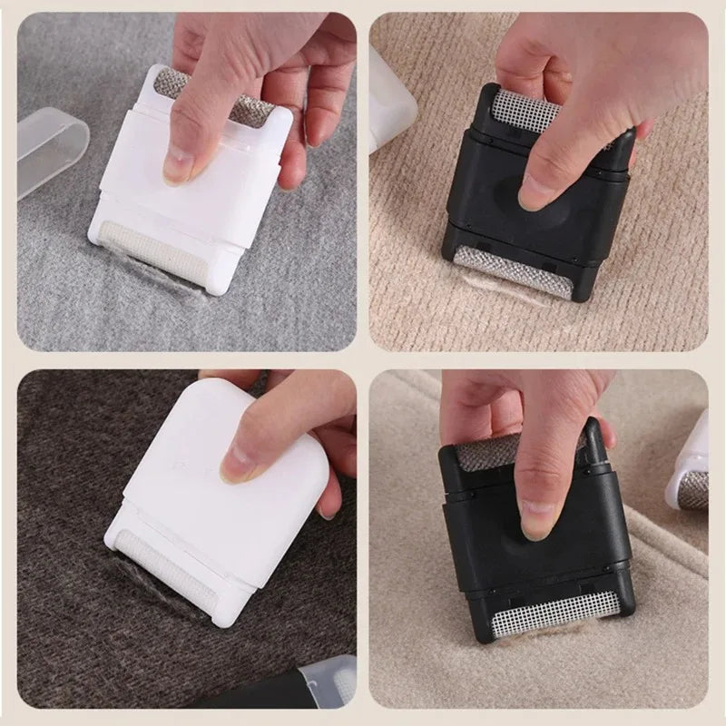 Mini Lint Remover Manual Hair Ball Trimmer – Portable Fabric Shaver Pilling Pellet Cutter for Sweaters and Clothes