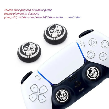 Silicone Thumb Grip Caps for PS5, PS4, Xbox Series X/S, Xbox One, and Switch Pro Controllers, Non-Slip Joystick Cover Accessories, Soft Protective Thumbstick Covers