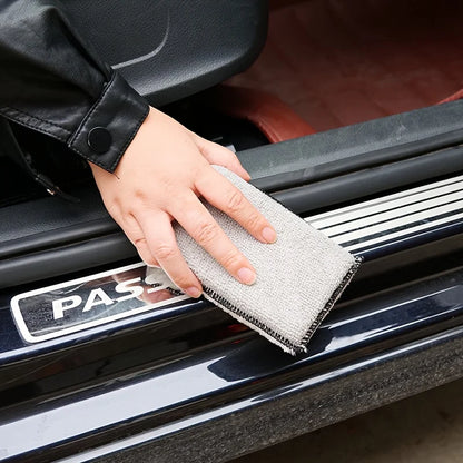 2PCS Car Interior Scrubbing Sponges – Microfiber Car Wash Sponges Auto Detailing Cleaning Pads