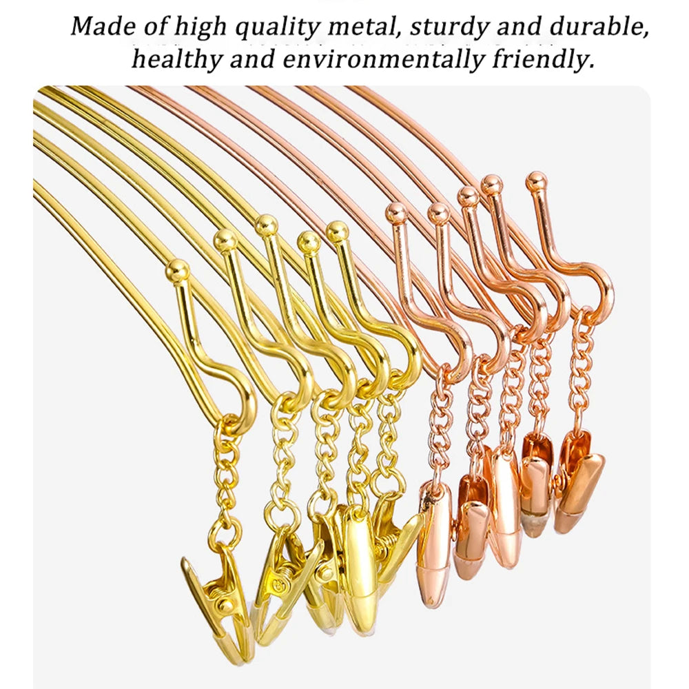 Metal Multi-Hook Underwear Hanger Set (5PCS) – Heavy-Duty Clips Rack for Socks, Bras & Small Clothes