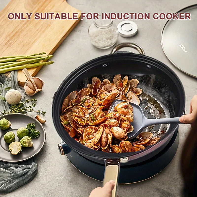 12PCS Stainless Steel Cookware Set, Non-Stick Pots & Pans with Lids, Multi-Color Kitchenware Set