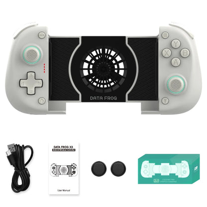 DATA FROG X3 Wireless Game Controller for Android, Switch, and PC, Bluetooth Mobile Gaming Gamepad with Hall-Linear Triggers for PUBG, COD, FIFA, and Mobile Games