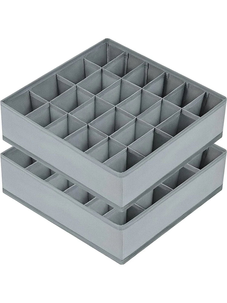 Underwear Drawer Organizer Box – Bra, Socks & Clothes Storage for Cabinet, Closet & Wardrobe