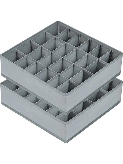 Underwear Drawer Organizer Box – Bra, Socks & Clothes Storage for Cabinet, Closet & Wardrobe