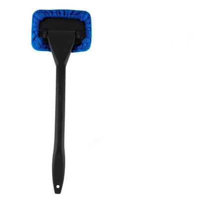 Car Window Cleaner Brush Kit – Windshield Cleaning Wash Tool Set with Long Handle Interior Auto Glass Wiper