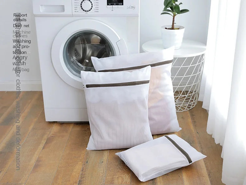 Laundry Bags Set for Washing Machine, Fine Mesh Oxford Fabric Wash Bags for Clothes, Underwear and Bras