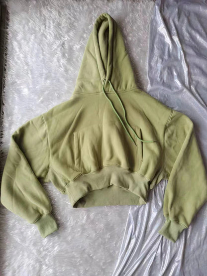 Women’s Fleece Hoodie and Jogger Pants 2-Piece Tracksuit Set, Warm Solid Color Sweat Suit for Fall and Winter Casual Sports Outfit