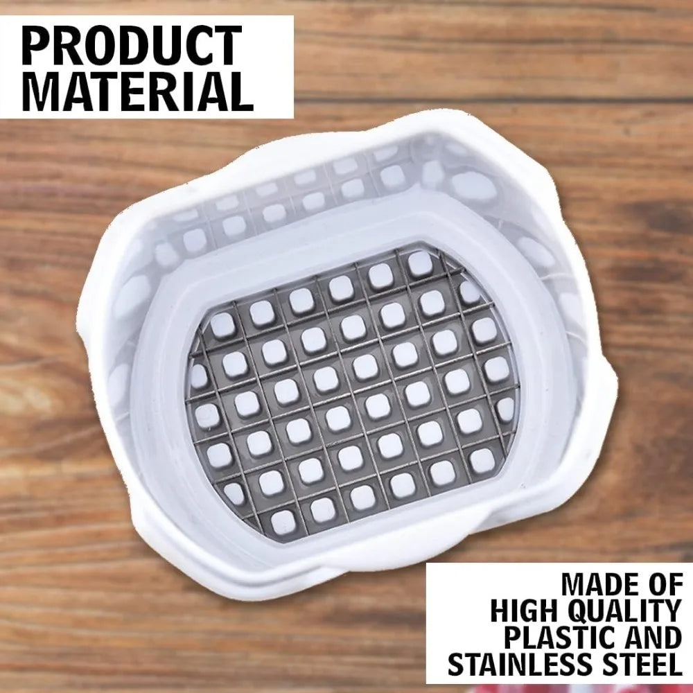 French Fries Potato Dicer – Fast Vegetable Slicer Chopper French Fry Cutter Kitchen Tool