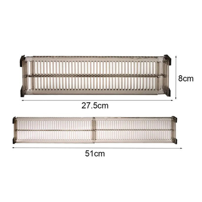 2pcs Adjustable Drawer Divider Clapboard, DIY Cabinet Partition Separator for Underwear, Socks & Household Storage