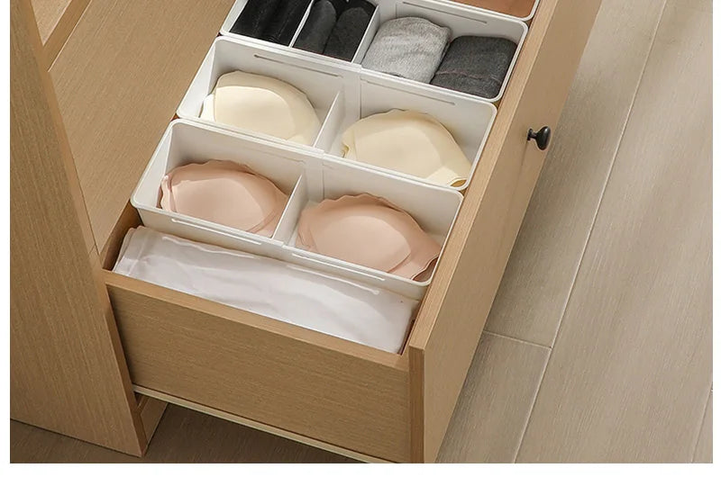 Extendable Drawer Organizer with Adjustable Dividers – Multi-Purpose Storage Box for Home, Office & Kitchen